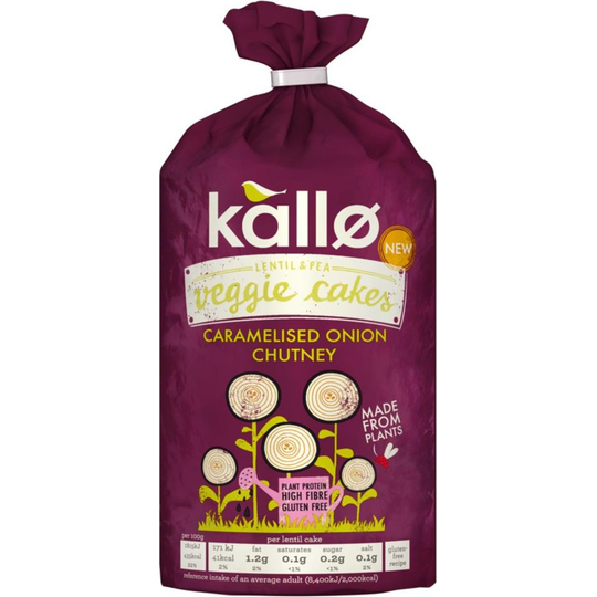 Kallo Caramelised Onion Veggie Cakes 122g