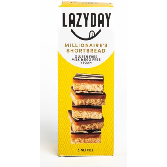 Lazy Day Free From Millionaire's Shortbread 150g