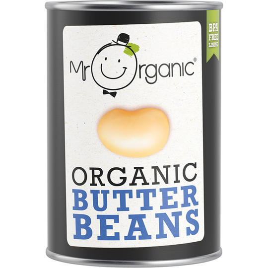 Mr Organic Butter Beans 400g
