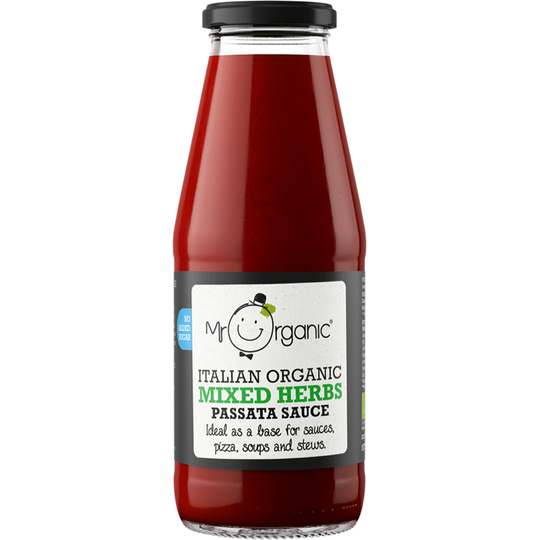 Mr Organic Mixed Herbs Passata Sauce 400g