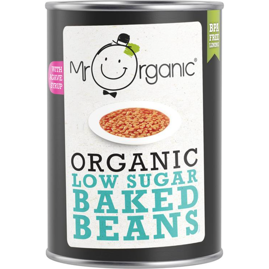 Mr Organic Low Sugar Baked Beans 400g