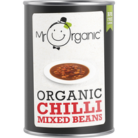 Mr Organic Chilli Mixed Beans 400g