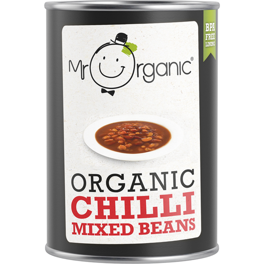 Mr Organic Chilli Mixed Beans 400g