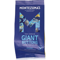 Montezuma's Organic Dark 74% Chocolate Giant Buttons 180g
