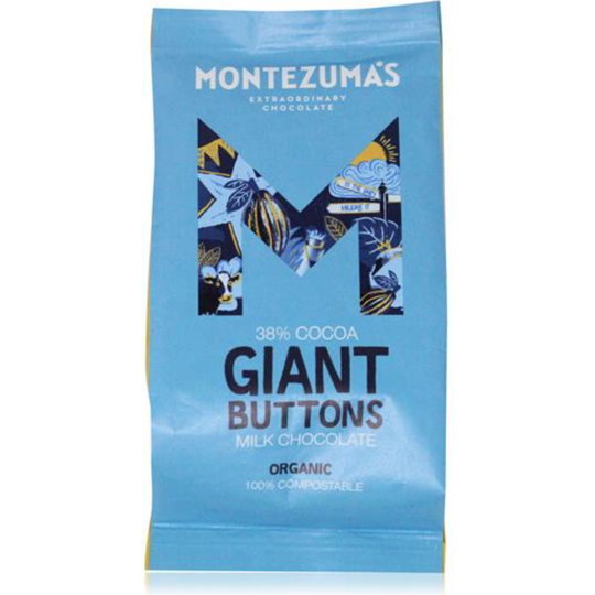 Montezuma's Organic Milk 37% Chocolate Giant Buttons 180g