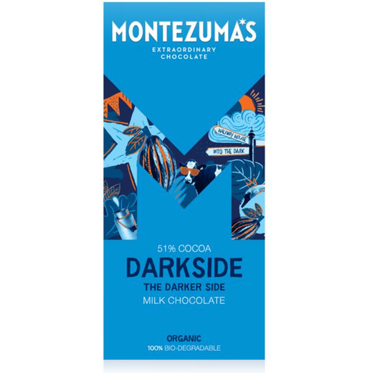 Montezuma's Darkside - 51% Cocoa Milk Chocolate 90g
