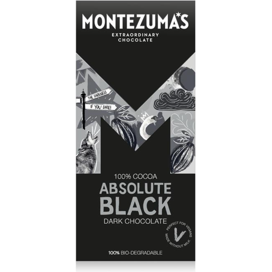Montezuma's Absolute Black - 100% Cocoa 90g