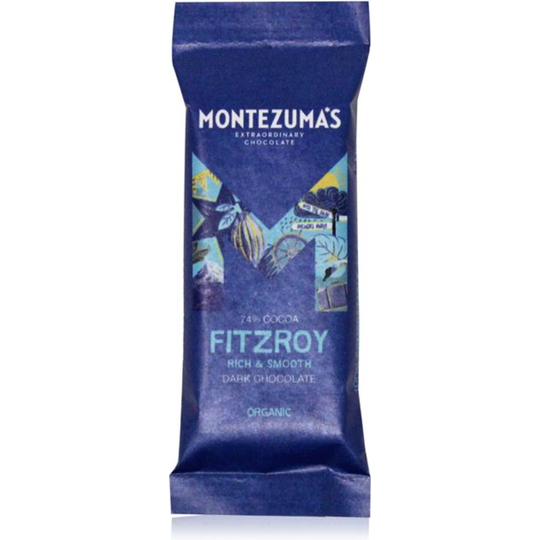 Montezuma's FitzRoy - Organic Dark Chocolate Mini Bars  26 x 25g