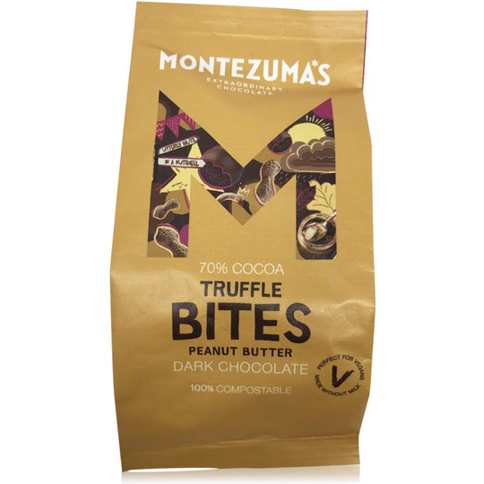 Montezuma's Dark Peanut Butter Truffle Bites 120g