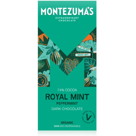 Montezuma's Royal Mint - Dark Chocolate & Mint 90g