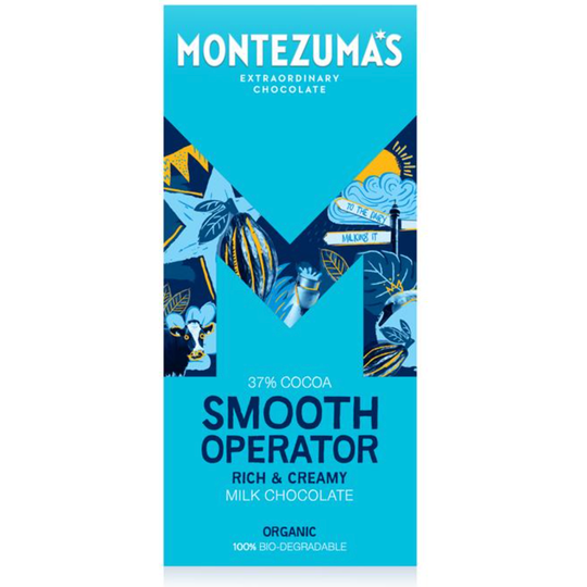 Montezuma's Smooth Operator - Milk Chocolate 37% Cocoa 90g