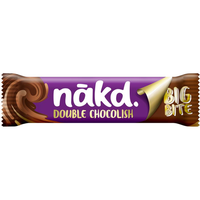 Nakd Big Bite Double Chocolish Fruit, Nut & Cocoa Bar 50g