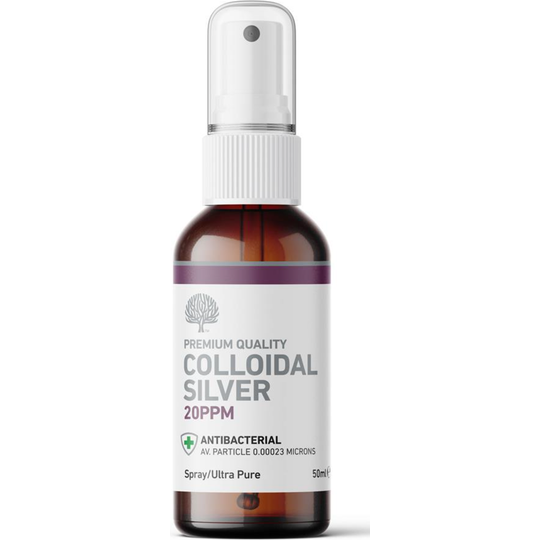 Nature's Greatest Secret Colloidal Silver 20ppm Spray – 50ml