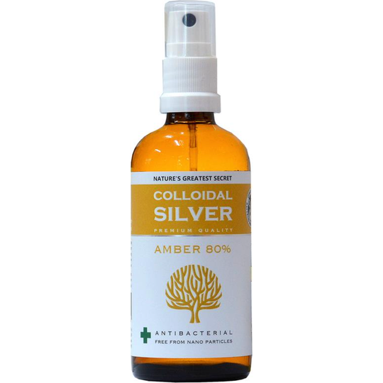 Nature's Greatest Secret Amber 80% True Colloidal Silver Spray – 100ml