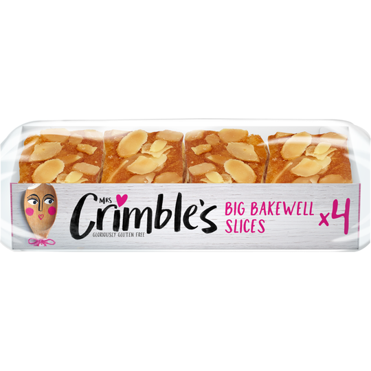 Mrs Crimble's Gluten Free Bakewell Slices 200g