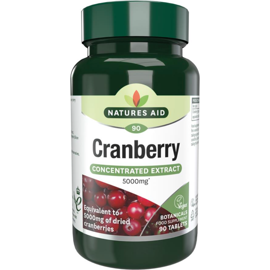 Natures Aid Cranberry 5000mg 90 Tablets