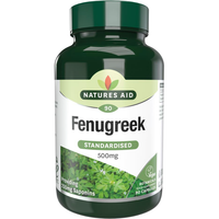 Natures Aid Fenugreek 500mg 90 Capsules