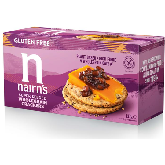 Nairn's Gluten Free Super Seeded Wholegrain Cracker 137g