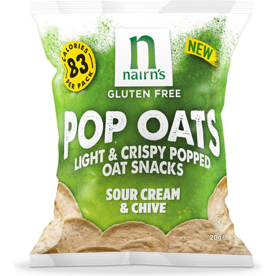 Nairn's Gluten Free Sour Cream & Chive Pop Oats 20g