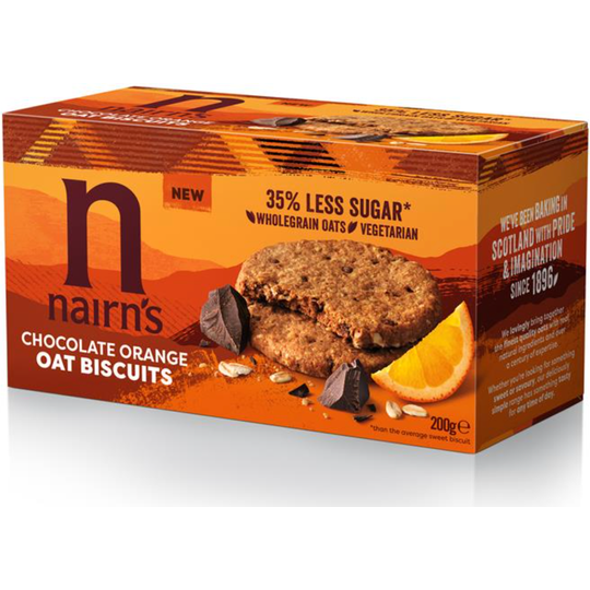 Nairn's Chocolate Orange Oat Biscuits 200g