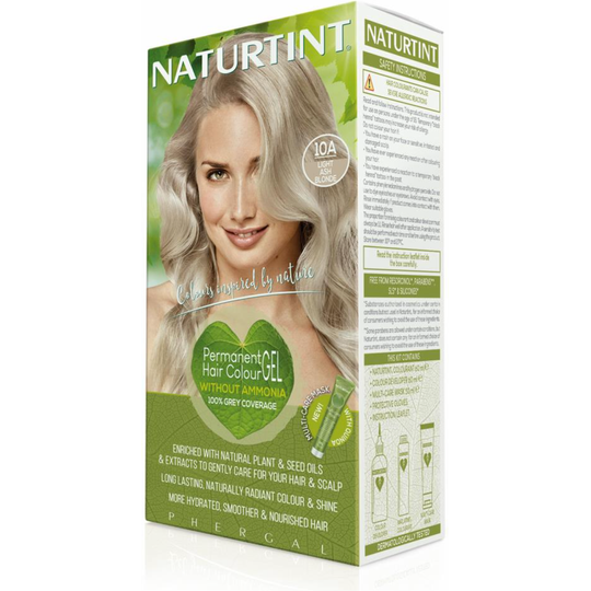 Naturtint Permanent Hair Colour Gel 10A Light Ash Blonde – 170ml