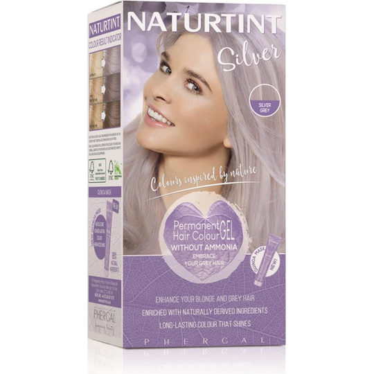 Naturtint Silver Permanent Hair Colour Gel – Silver Grey – 170ml