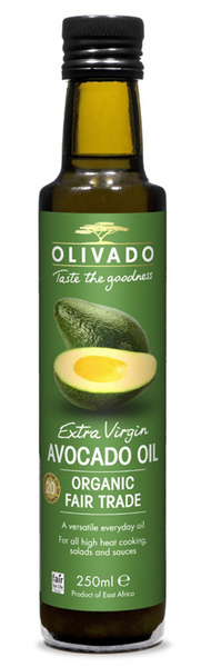 Olivado Organic Fairtrade Extra Virgin Avocado Oil 250ml