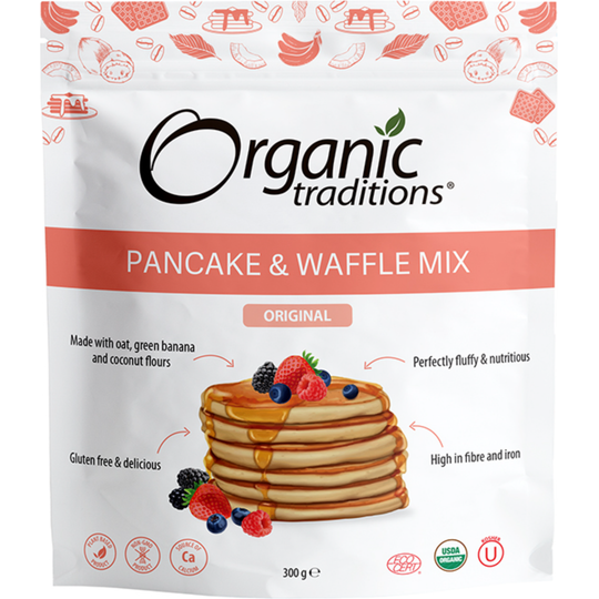 Organic Traditions Original Pancake & Waffle Mix 300g