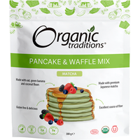 Organic Traditions Matcha Pancake & Waffle Mix 300g
