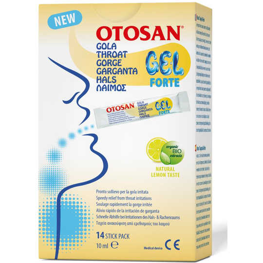 Otosan Throat Gel Forte 14 Sachets