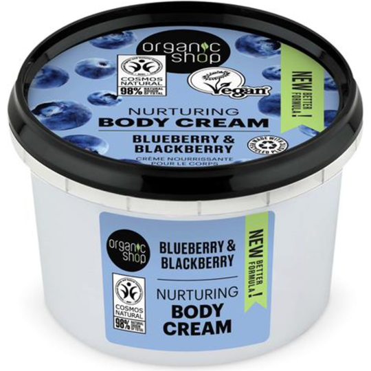 Organic Shop Nurturing Body Cream Blueberry and Blackberry (250ml)