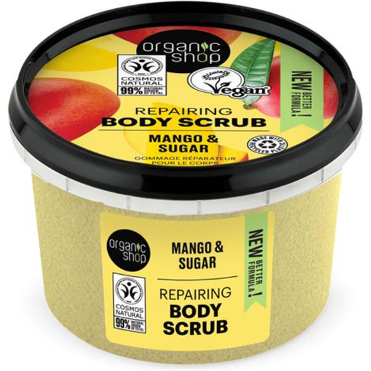 Organic Shop Repairing Body Scrub Mango and Sugar (250ml)