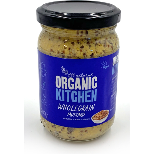 Organic Kitchen Mustard Wholegrain 200g