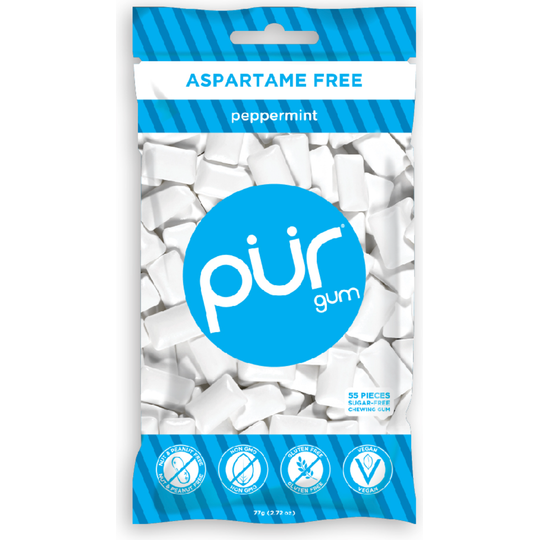 Pur Peppermint Gum 55 Pieces