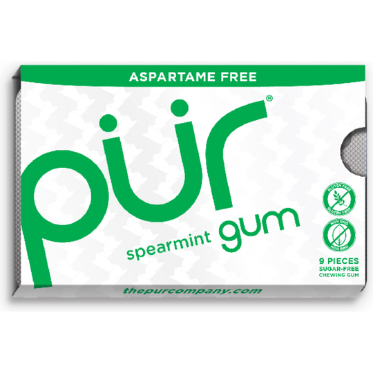 Pur Spearmint Gum 9 Pieces