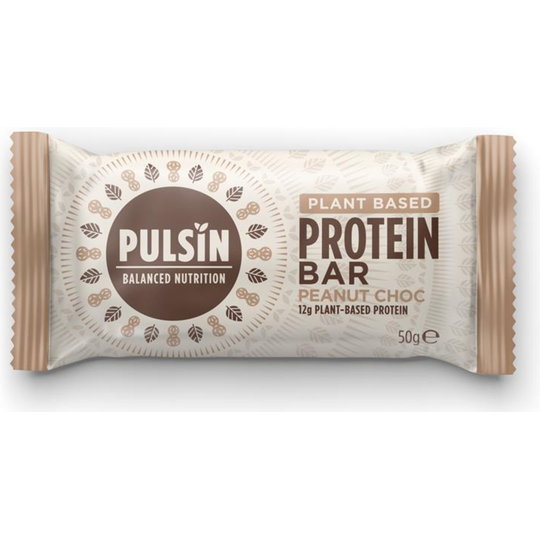 Pulsin Vegan Peanut Choc Protein Bar 50g