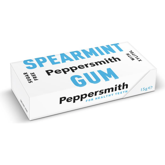 Peppersmith 100% Xylitol Spearmint Gum 15g
