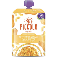 Piccolo Butternut Squash Mac & Cheese 7 Months+
