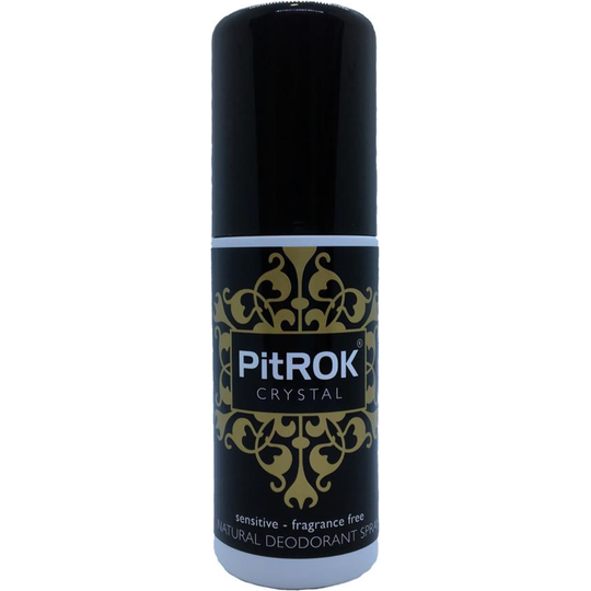 PitROK Crystal Natural Spray Deodorant 100ml (Fragrance Free / Gender Neutral)