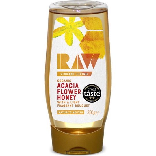 Raw ORGANIC ACACIA FLOWER HONEY 350g
