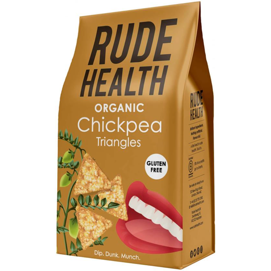 Rude Health Organic Chickpea Triangles 80g