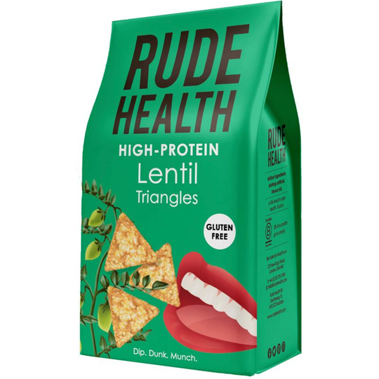 Rude Health High Protein Lentil Triangles 70g
