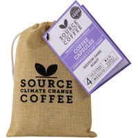 Source Climate Change Coffee 10 X Organic Home Compostable Nespresso ® Capsules Mexico