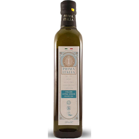 Prima Italia Organic 100% Italian Extra Virgin Olive Oil 500ml