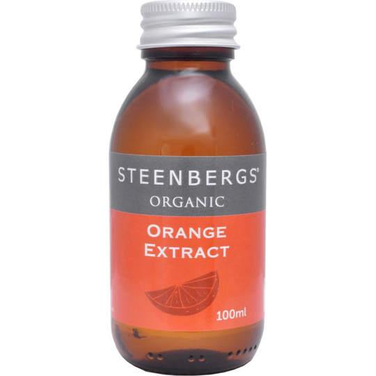 Steenbergs Organic Orange Extract 100ml - glass bottle