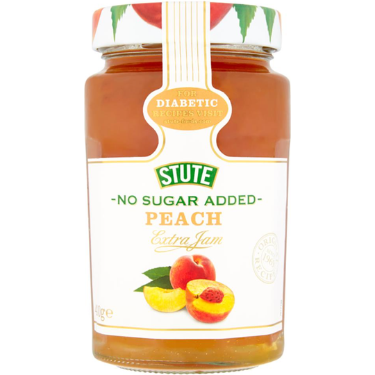 Stute No Sugar Added Peach Jam 430g