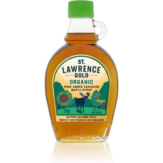St Lawrence Organic Amber & Rich Maple Syrup 250g