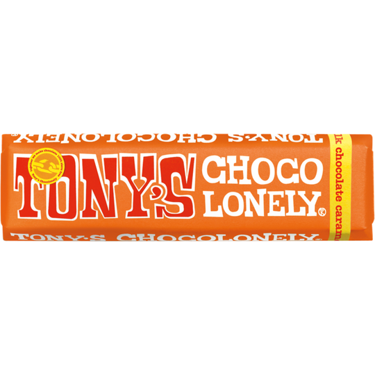 Tony's Chocolonely Milk Chocolate Caramel Sea Salt 50g