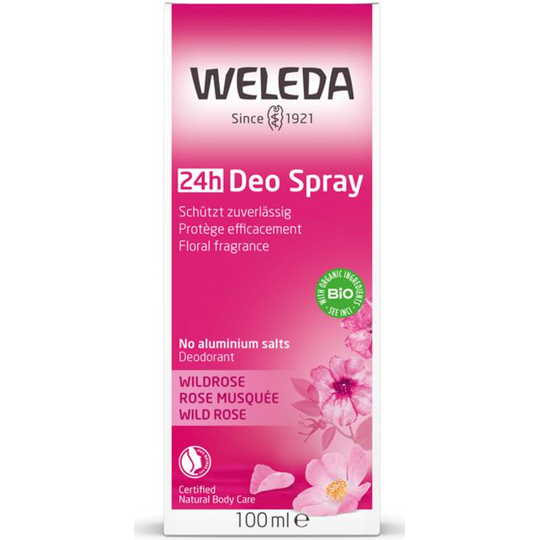 Weleda Floral Fresh Deo Spray Deodorant Wild Rose 100ml