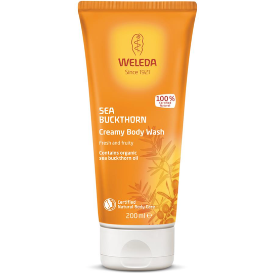 Weleda Vitality Sea Buckthorn Creamy Body Wash 200ml